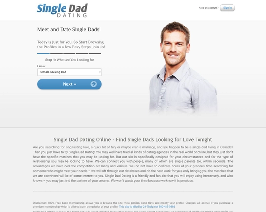 Single Dad Dating Logo