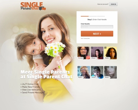 Single Parent Chat Logo